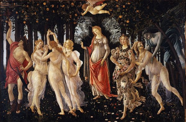 Sandro Botticelli: Primavera, 1492, Uffizi, Firenze