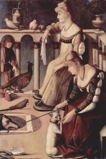 Vittore Carpaccio: Két velencei hölgy, 1490 k., Museo Correr, Velence