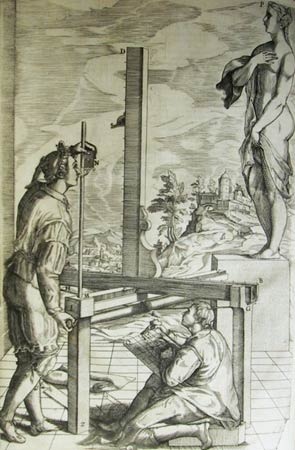 Jacopo Barozzi Da Vignola perspektíva szerkezete, 16. század