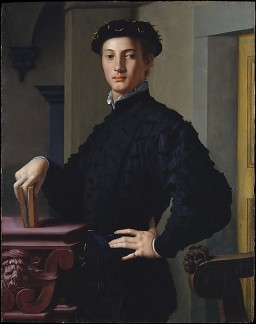 Bronzino: Fiatalember portréja, 1530 k. The Metropolitan Museum of Art, New York