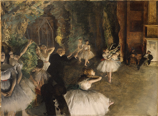 Balett-próba a színpadon, 1874, The Metropolitan Museum of Art, New York